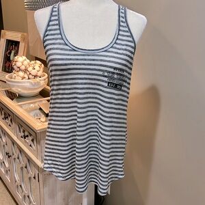 TEEMAX Racer Back Las Vegas Stripes Tank - M